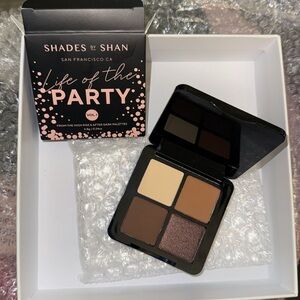 🛍️NIB SHADES BY SHAN “LIFE OF THE PARTY” eye shadow palette!